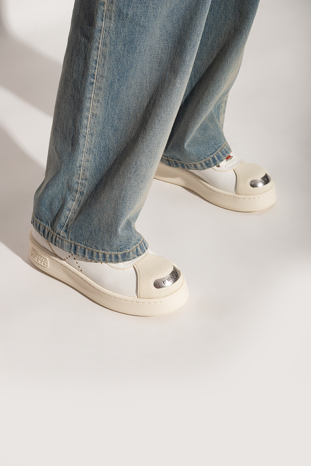 SchaferandweinerShops GQ - White 'Hoops' sneakers Kenzo